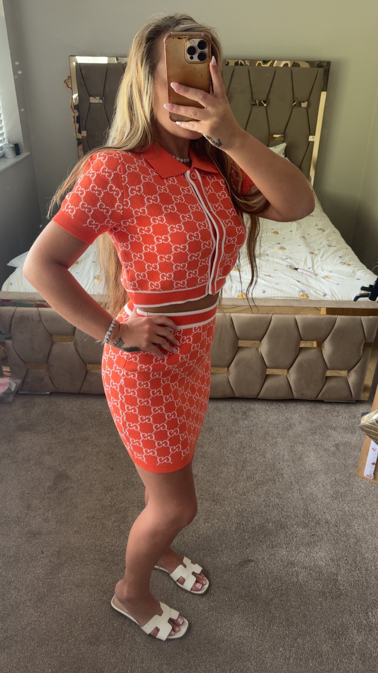 GG knitted set