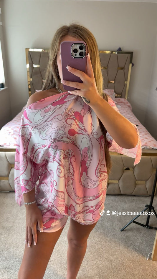 Lola drape short set