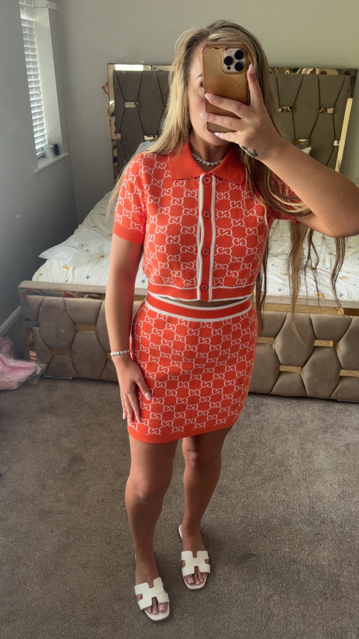 GG knitted set